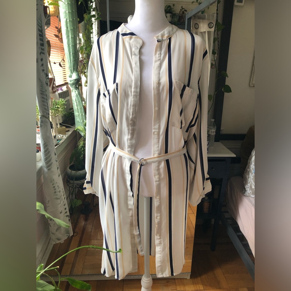RIVA BOUTIQUE SHIRT DRESS W/BELT 🐚